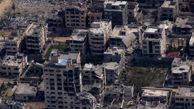 Kehancuran Gedung-Gedung di Gaza