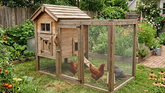 Kandang Ayam Portable Kombinasi Kandang dan Area Umbaran