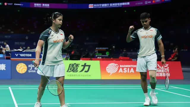 Jafar Hidayatullah/Felisha Alberta Nathaniel Pasaribu - Badminton Asia Championships 2025 - Bulu Tangkis