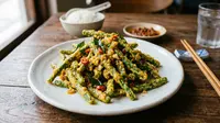 Resep Buncis Goreng Telur Asin Renyah dan Gurih