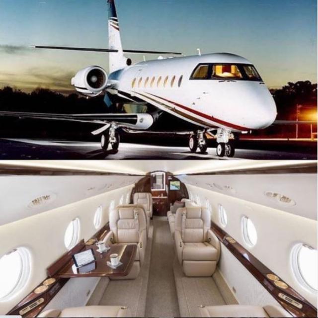 Cristiano Ronaldo punya pesawat jet Gulfstream G200