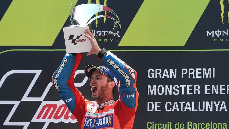 20170611-Dovizioso Juara MotoGP Catalunya-AFP