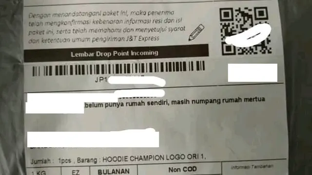 6 Tulisan Nyeleneh Alamat Pengiriman di Paket Ini Bikin Kurir Geleng Kepala