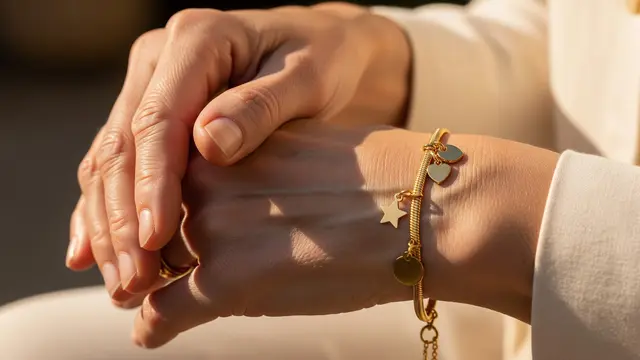 Gelang Emas Rantai Snake Lentur Mewah untuk Usia 50-an/Gemini AI