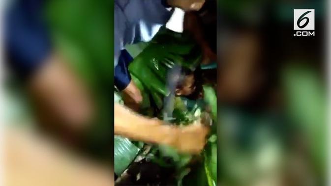 VIDEO Bocah Korban Tsunami Teriak Kangen Mama Saat 