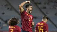 Rafa Mir. Striker Spanyol berusia 24 tahun ini mengoleksi 3 gol dan mampu membawa timnya merebut medali perak usai kalah 1-2 atas Brasil di partai final. Ketiga golnya dicetak saat menang 5-2 atas Pantai Gading di perempatfinal. (Foto: AP/Martin Mejia)