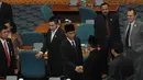 Lagu Jali-Jali mengiringi acara salam perpisahan Jokowi kepada para anggota DPRD DKI Jakarta, (2/10/14). (Liputan6.com/Herman Zakharia) 