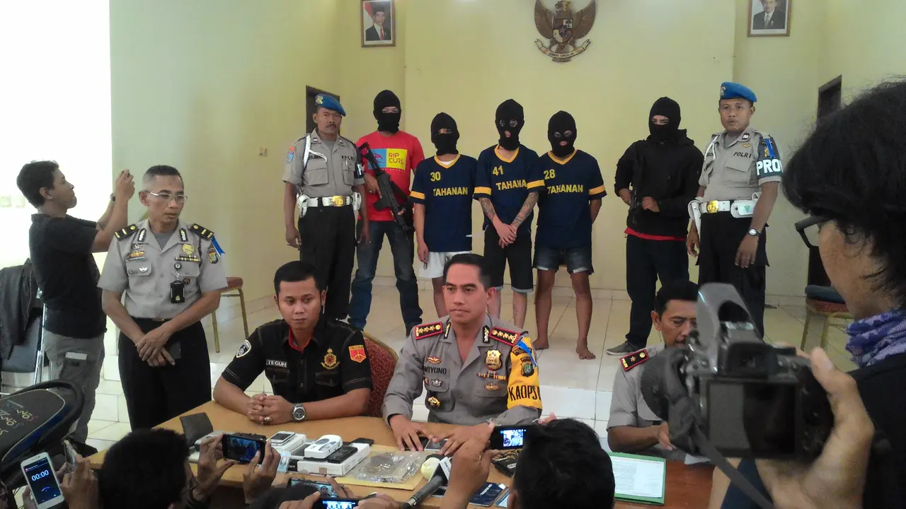 3 pembunuh wartawati di Depok.