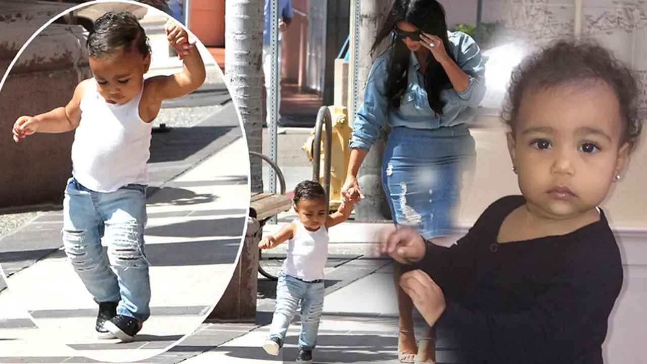 Kim Kardashian dan North West 