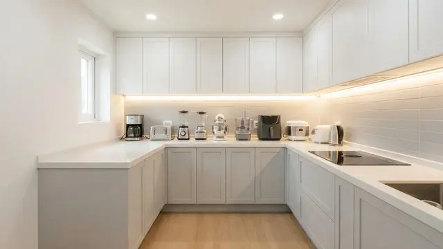 Inspirasi Desain Dapur 3x2 untuk Banyak Peralatan Elektronik