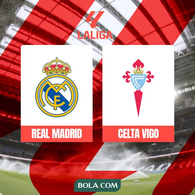 Liga Spanyol - Real Madrid Vs Celta Vigo