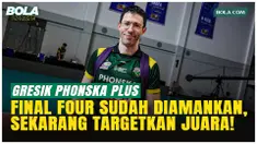 Alessandro Lodi menegaskan Gresik Phonska Plus tetap memburu juara Proliga 2026 meski posisi Final Four sudah aman. Usai empat kemenangan beruntun, tim fokus berkembang dan menatap misi April.