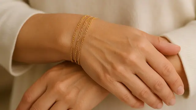 Model Gelang Emas untuk Ibu-Ibu Usia 45 Tahun ke Atas