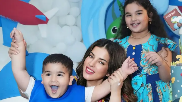 Tasya Farasya saat merayakan ulang tahun putranya. [@tasyafarasya]