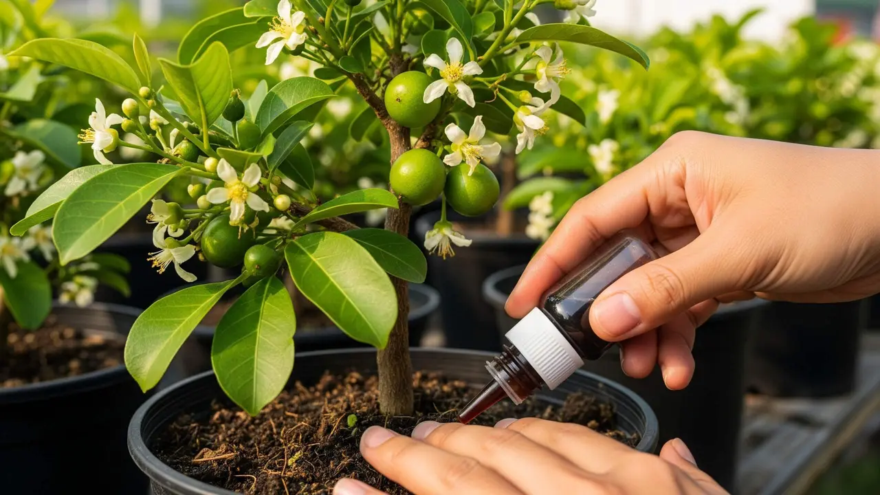 Cara Cegah Rontok Bunga dan Bakal Buah Tabulampot