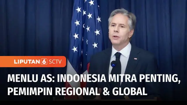 Menteri Luar Negeri Amerika Serikat kembali kunjungi Indonesia untuk keempat kalinya. Kali ini Menlu Anthony J. Blinken kembali menegaskan, Indonesia adalah mitra penting bagi Amerika, juga regional dan global leader.