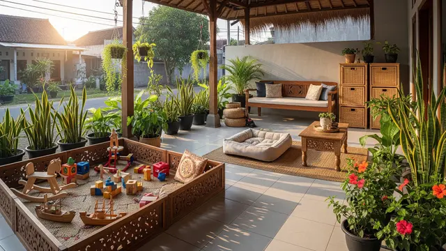 Inspirasi Rumah dengan Teras Lebar untuk Slow Living Model Ramah Anak dan Cocok untuk Hewan Peliharaan
