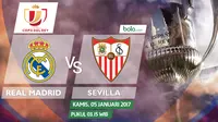 Copa Del Rey_Real Madrid Vs Sevilla (Bola.com/Adreanus Titus)