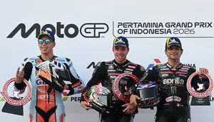 Dominasi Aprilia dan Rekor Penonton Warnai Kemeriahan MotoGP Mandalika 2026