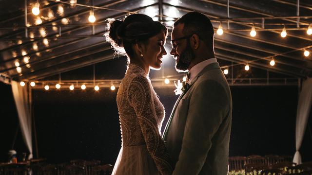 Ilustrasi pesta pernikahan, kata-kata, lucu