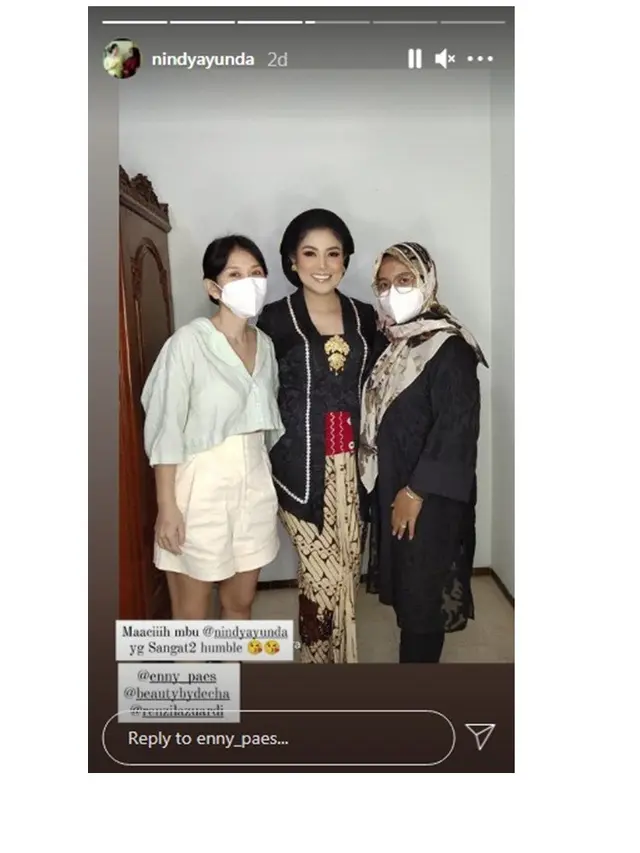 6 Pesona Nindy Ayunda dengan Baju Adat Jawa, Bikin Pangling