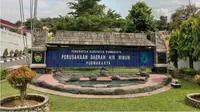Kantor Perumda Gapura Tirta Rahayu Kabupaten Purwakarta di Jalan Basuki Rahmat, Kelurahan Sindangkasih, Kecamatan Purwakarta kota. Foto (Istimewa)