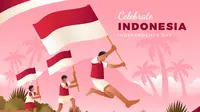 Ilustrasi kemerdekaan, merdeka, Indonesia. (Image by Freepik)