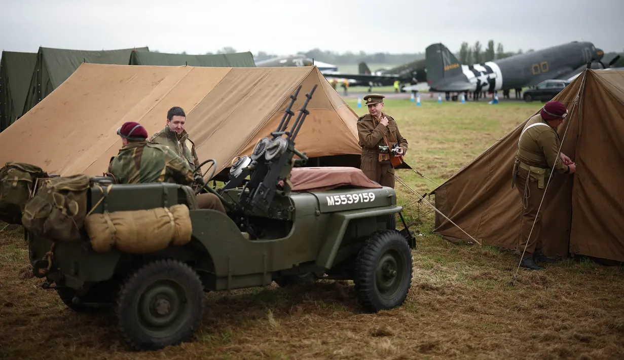 D-Day yang memiliki nama kode "Overlord" menjadi salah satu penanda atau titik awal kekalahan tentara Nazi Jerman dalam Perang Dunia Kedua. (HENRY NICHOLLS/AFP)