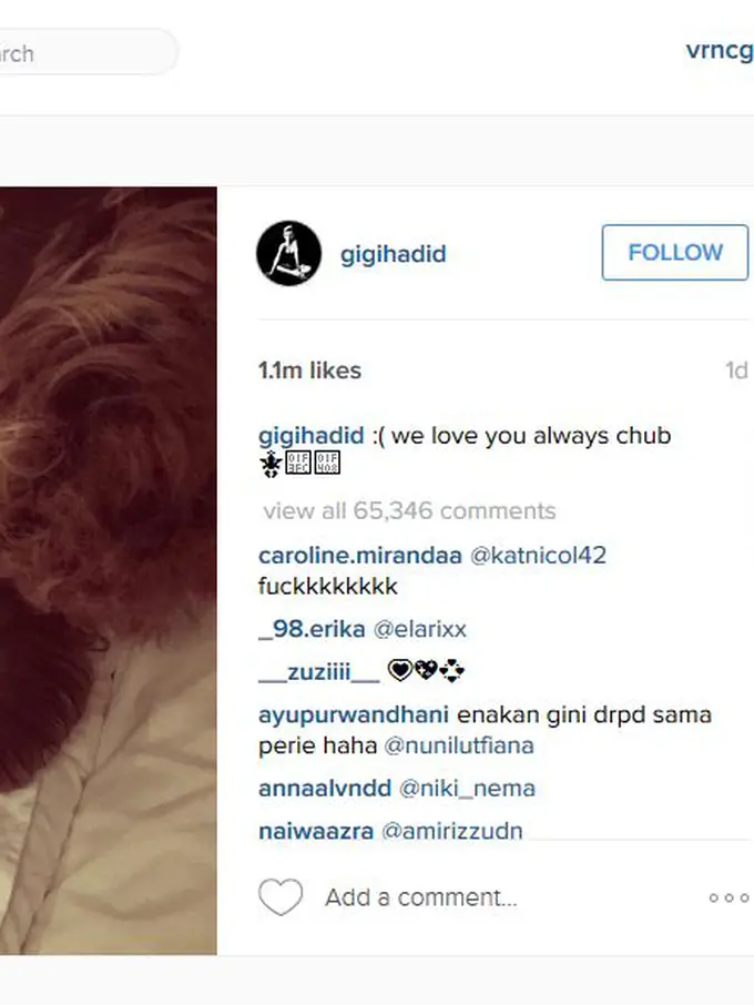 Gigi Hadid dan Zayn Malik 