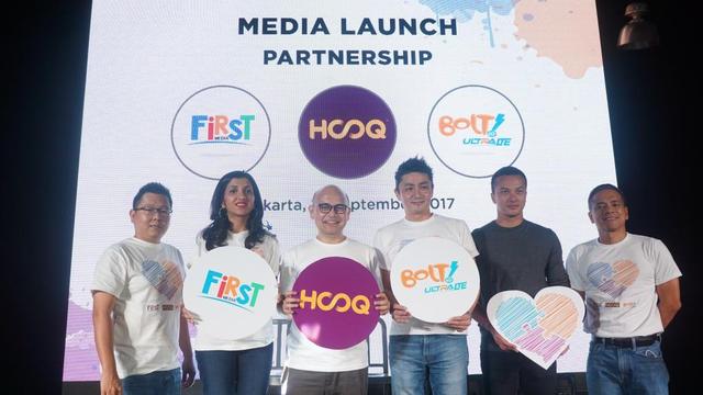 [Bintang] First Media dan BOLT Kolaborasi dengan HOOQ