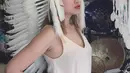 Marshanda berpose memakai topi ala suku Indian. Baru ini seorang pria bernama Irwan Yusuf mengaku ayahanda dari artis Marshanda yang tertangkap oleh Petugas P3S Sudin Jakarta Selatan. (Instagram/ marshanda99)