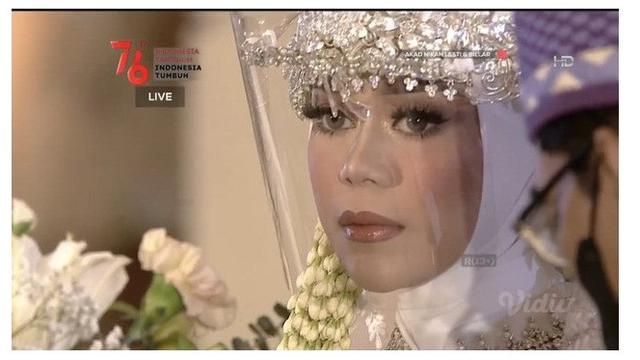 8 Detail Penampilan Lesty Kejora dalam Akad Nikah, Bikin Pangling