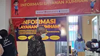 Kanwil Kumham Banten membuka pelayanan informasi satu pintu di Tangerang. (Liputan6.com/Pramita Tristiawati)