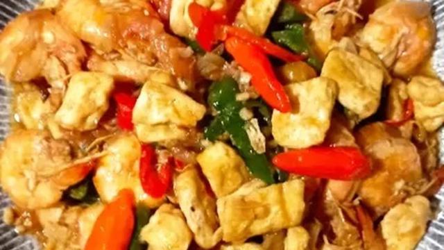 Resep tumis tahu udang. (dok. Cookpad @hildadawood26)