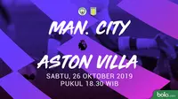Premier League - Manchester City Vs Aston Villa (Bola.com/Adreanus Titus)