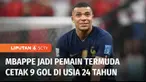 Striker Prancis, Kylian Mbappe menjadi top score sementara Piala Dunia. Selain itu Mbappe juga mencatatkan rekor baru selama Piala Dunia 2022. Mbappe menjadi pemain Prancis pertama sepanjang sejarah yang sukses menghasilkan minimal 4 gol dalam dua ed...