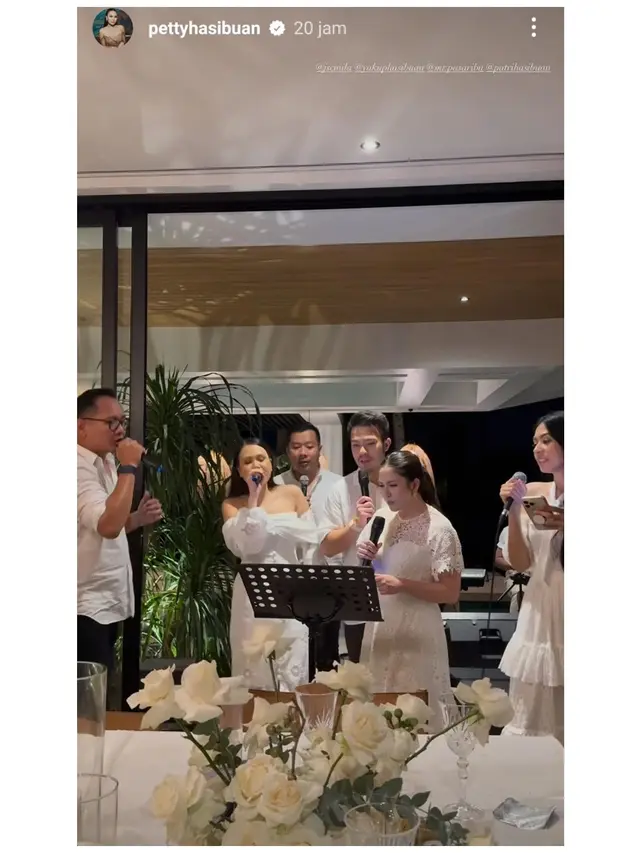 7 Potret Jessica Mila Rayakan Natal Bersama Keluarga Besar Hasibuan, Serba Putih