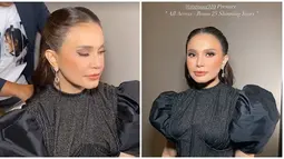 Ini adalah potret detail busana dan makeup Rossa. Wajah Rossa dipoles oleh MUA ternama Vagueskin. Tema makeupnya cocok dengan busana yang dikenakan. Sederet foto Rossa di malam gala premiere film dokumenternya diabadikan dengan apik oleh fotografer Arman Febryan. Dapat dukungan dari berbagai pihak, Rossa tak henti ucap terima kasih atas segala doa dan dukungannya. (Liputan6.com/IG/@armanfebryan)