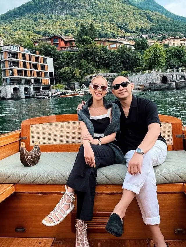 Bunga Citra Lestari dan Nia Ramadhani saat Liburan ke Italia Bersama Suami
