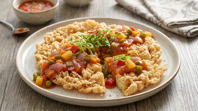 Resep Telur Dadar Crispy Saus Asam Manis, Renyah di Luar Gurih di Dalam