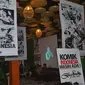 Preview Pameran Seni Komik Teguh Santosa di Kota Malang, Jawa Timur. (foto: Zainul Arifin/Liputan6.com)