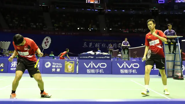 Ganda putra Indonesia Hendra Setiawan/Mohammad Ahsan