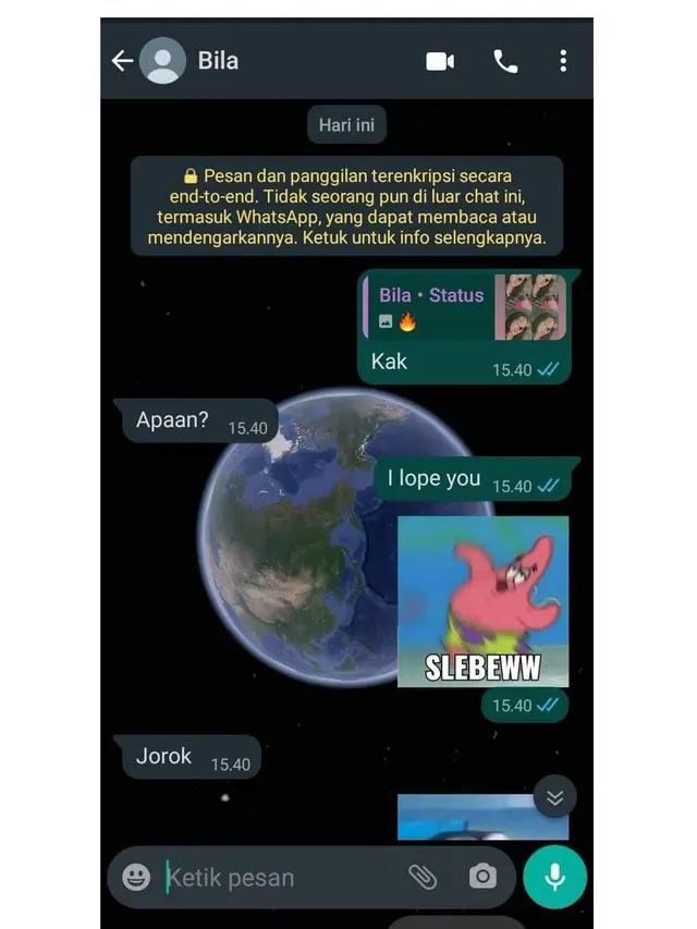 6 Chat Absurd Balas Pakai Stiker WhatsApp Patrick Star Ini Kocak