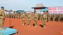 Citizen6, Kongo: Bertindak selaku Inspektur Upacara Dansatgas Konga XX-I/Monusco, Letnan Kolonel Czi Sapto Widhi Nugroho. Usai pelaksanaan upacara, dilanjutkan dengan pelaporaan kenaikan pangkat anggota Satgas. (Pengirim: Badarudin Bakri)