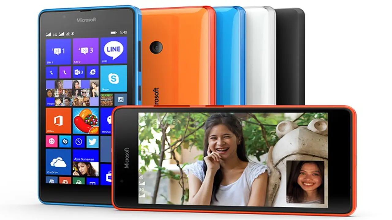 Smartphone Stylish Microsoft Lumia 540 Melenggang Juni