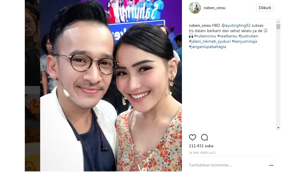 Ayu Ting Ting di doakan warganet agar cepat menikah (Foto: Instagram)