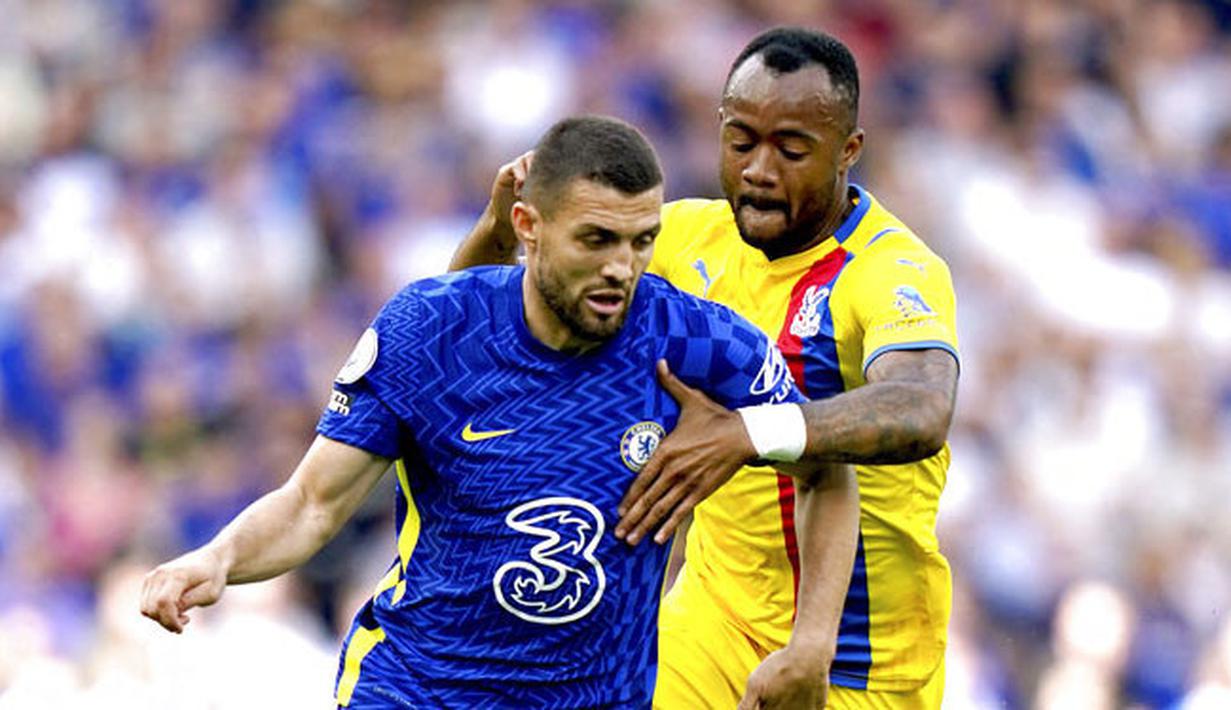 Alhasil hingga laga berakhir tim tamu tak mampu mencetak gol dan skor berakhir 3-0 untuk kemenangan Chelsea. (Foto: AP/Tess Derry)