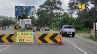 Jembatan Kiambang A di Kabupaten Padang Pariaman rusak akibat bencana banjir yang berlangsung pada September 2023. (Dok Kementerian PUPR)