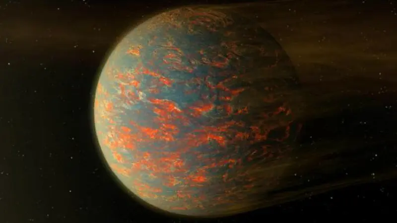 Ilustrasi Planet 55 Cancri-e (Foto: NASA/Caltech).