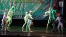 Aksi peserta saat menunjukkan tariannya dalam kompetisi Namarina bertajuk 'Internal Jazz dance Competition 2018' di Jakarta, Minggu (6/5). Lomba ini terbagi atas kategori solo dan grup. (Liputan6.com/Herman Zakharia)